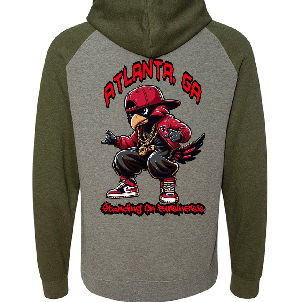 Gunmetal Heather/ Army Heather - BACK