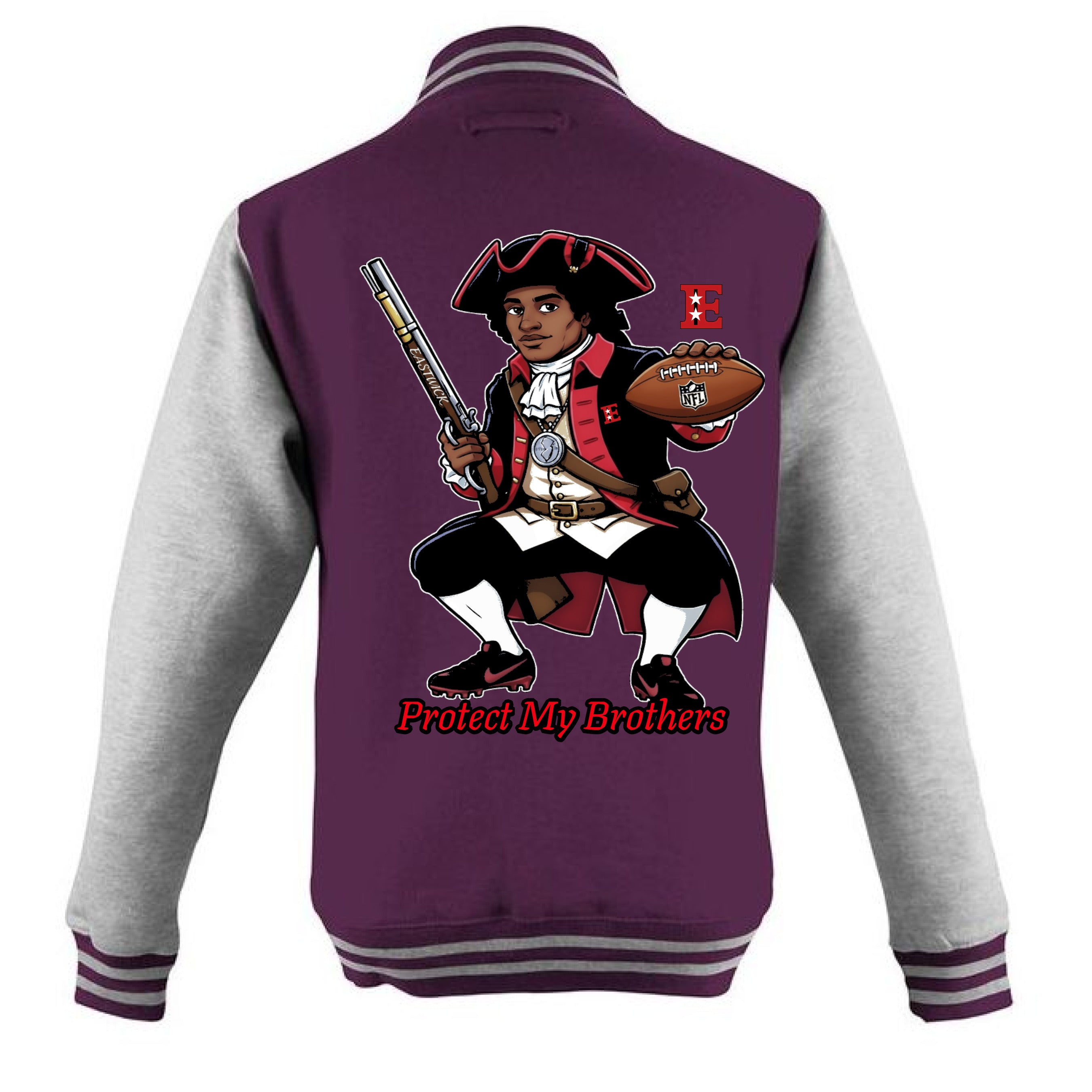 BURGNDY/ HTH GRY - BACK