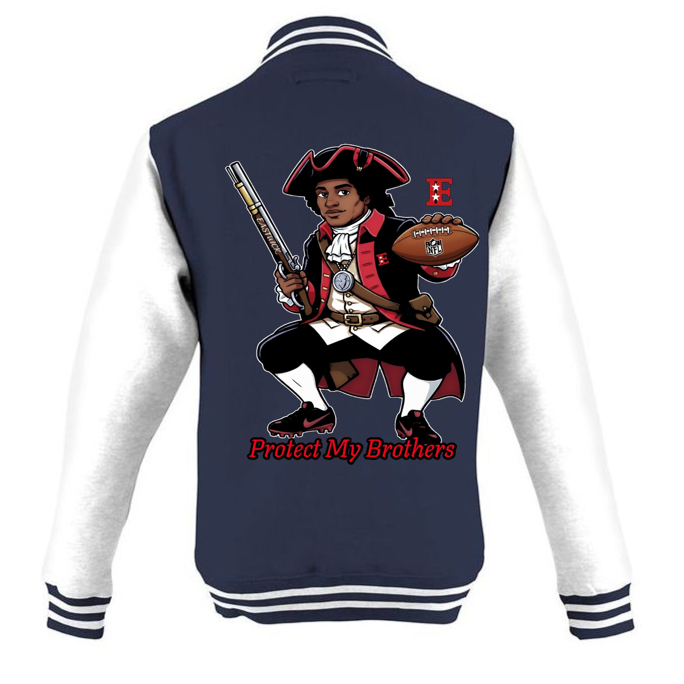 OXFORD NAVY/ WHT - BACK