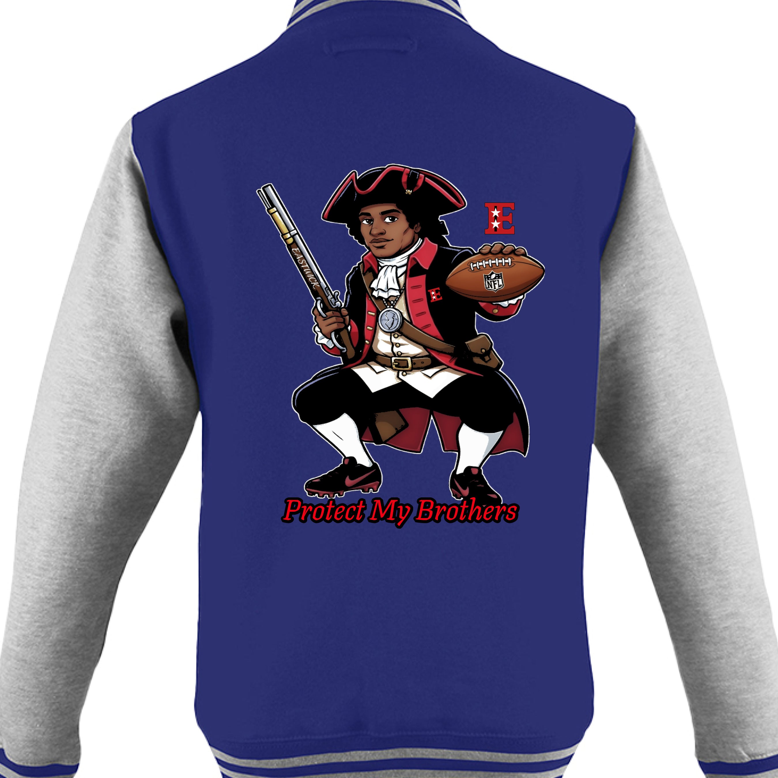 ROYL BL/ HTH GRY - BACK